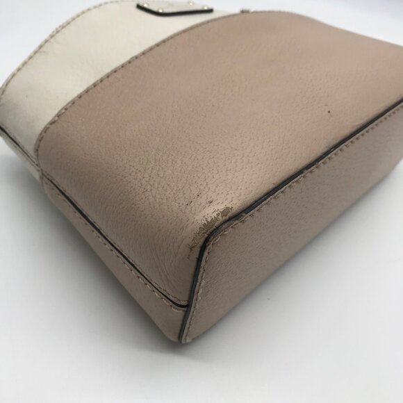 Kate Spade Mauve & Ivory Pebbled Leather Grove Street Millie Crossbody Bag - Picture 6 of 12